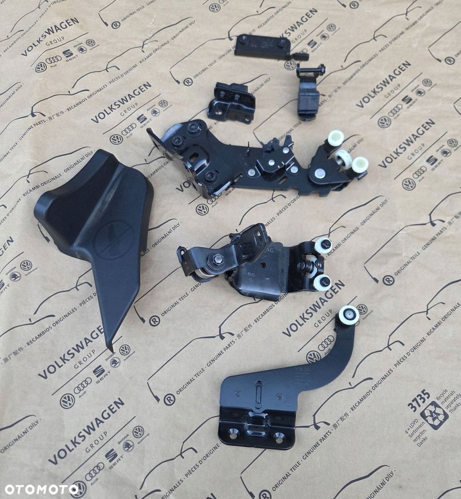 volkswagen multivan t7 zestaw rolek drzwi przesuwnych strona prawa - 1