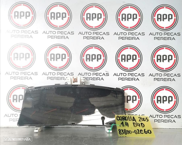 Quadrante Toyota Corolla E12 2005 1.4 D4D referência 83800-02C60