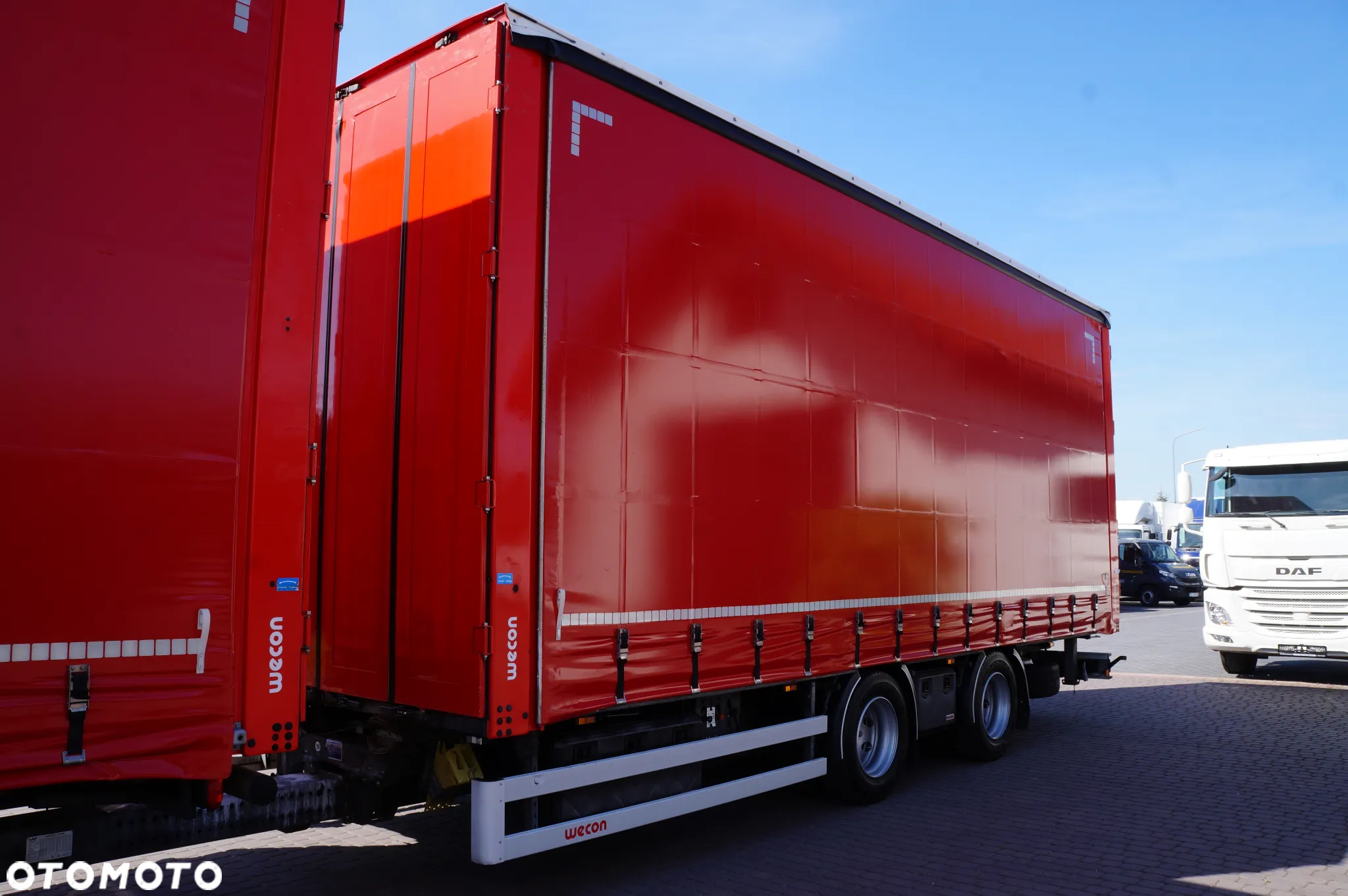 DAF XF 480 EURO 6 ZESTAW TANDEM PRZEJAZDOWY 120 M3  7,8 M + 7,8 M WECON - 7