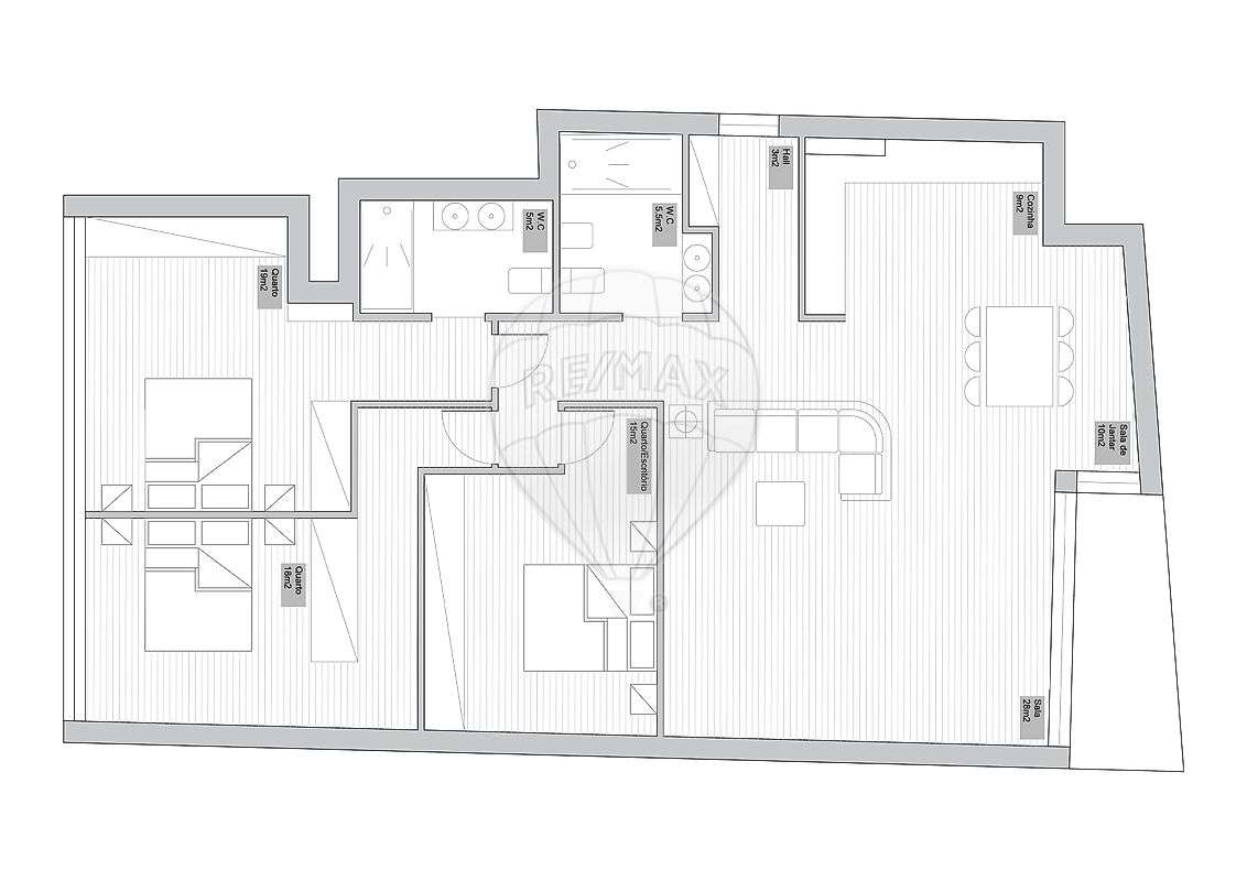 Apartamento T3 para venda - Grande imagem: 2/16