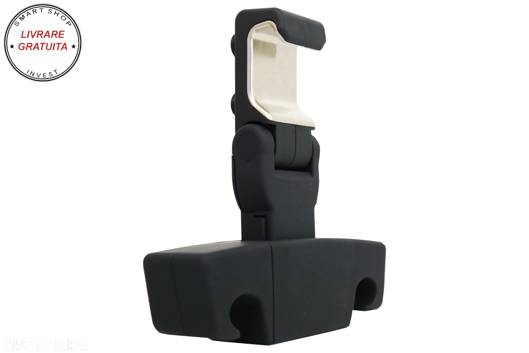Suport auto tetiera multifunctional cumparaturi, tableta sau telefon Negru- livrare gratuita - 2