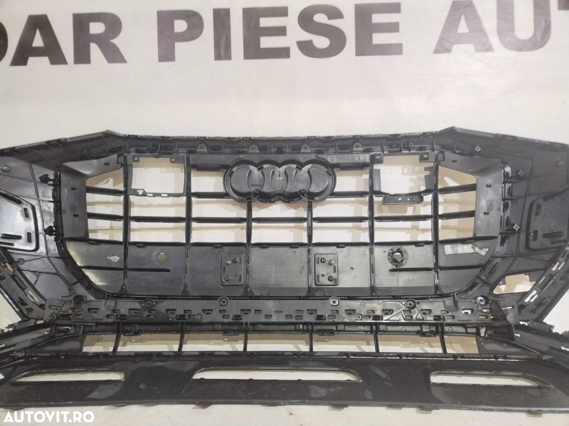 Bara fata Audi Q8, 2018, 2019, 2020, 2021, 2022, 2023, cod origine OE 4M8807437D, cu gauri pentru senzori de parcare (6). - 10