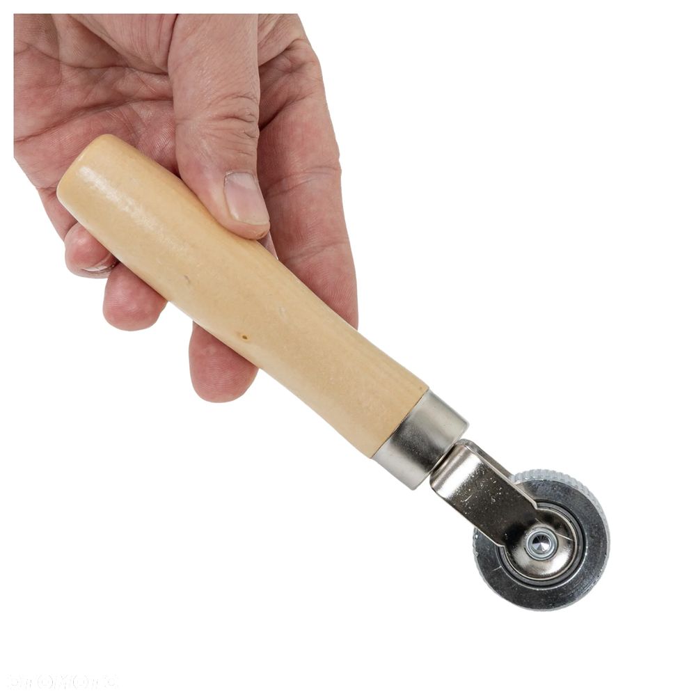Wałek rolka dociskowa metalowa fazowana 3cm łożysko do mat - 2