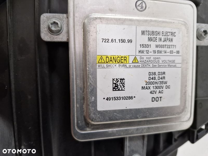 VOLVO V40 II 2 LAMPA REFLEKTOR PRAWY PRZÓD XENON UK 31420010 - 14