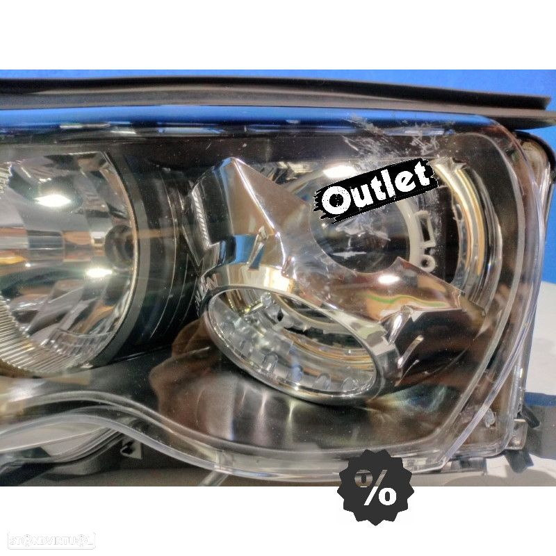 R147123C1 FAROL ESQ XENON BMW E46 4P 01-05 FUNDO ESCURO - 5