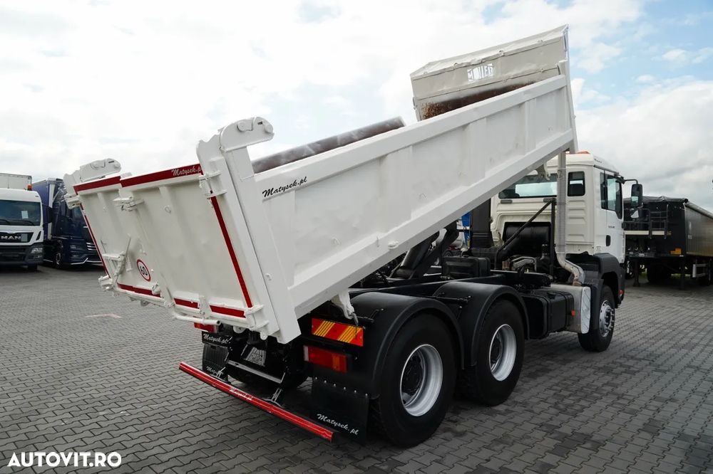 MAN TGS 33. 390 / 6x4 / BASCULANTE / HYDROBOARD / MEILLER KIPPER / BORDMATIC / IMPORTAT - 5