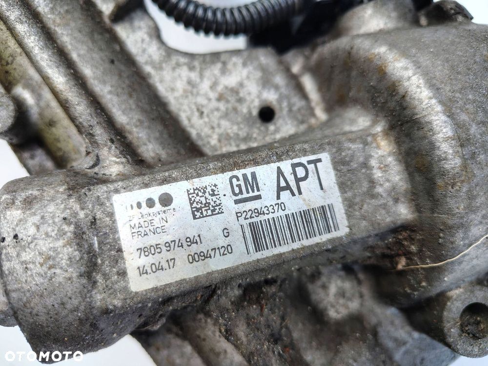 MAGLOWNICA PRZEKŁADNIA 22943370 OPEL INSIGNIA A FL LIFT 2.0 CDTI - 2