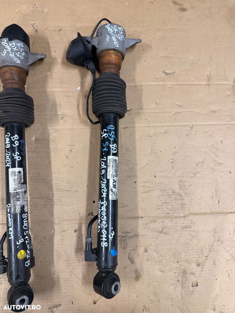 Telescop, amortizor electric spate AUDI RS5 B9 an 2019-2024 cod 8W0512012B si 8W0512011B cu 20.000 km - 2