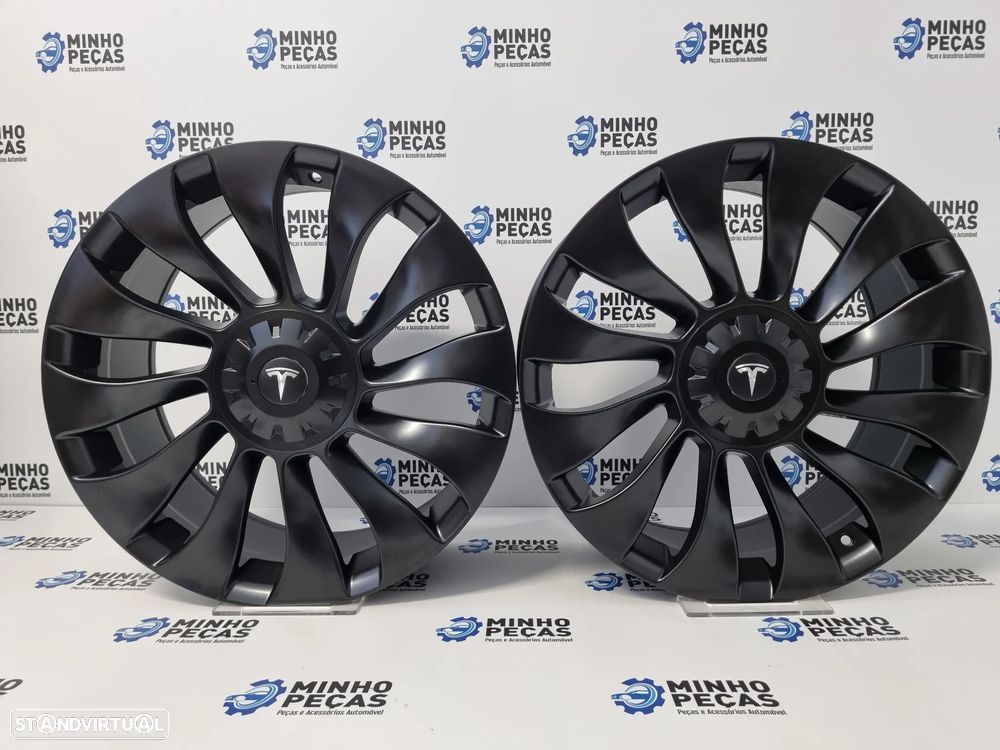 Jantes Look Tesla Model Y em 20 Matte Black (5x114.3) - 1