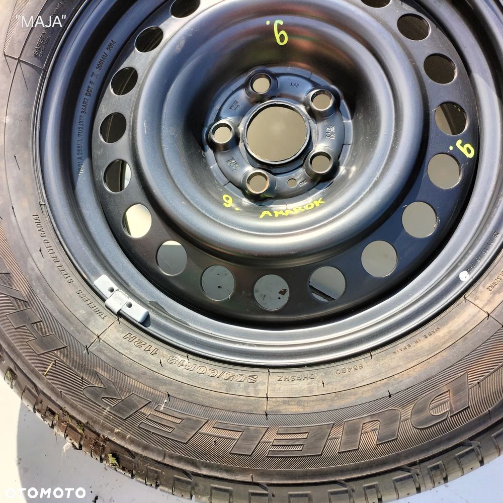 VW AMAROK 2H0601027J 255\60 R18 18" ET45 KOŁO DOJAZDOWE DOJAZDÓWKA ZAPASOWE ORYGINAŁ - 5