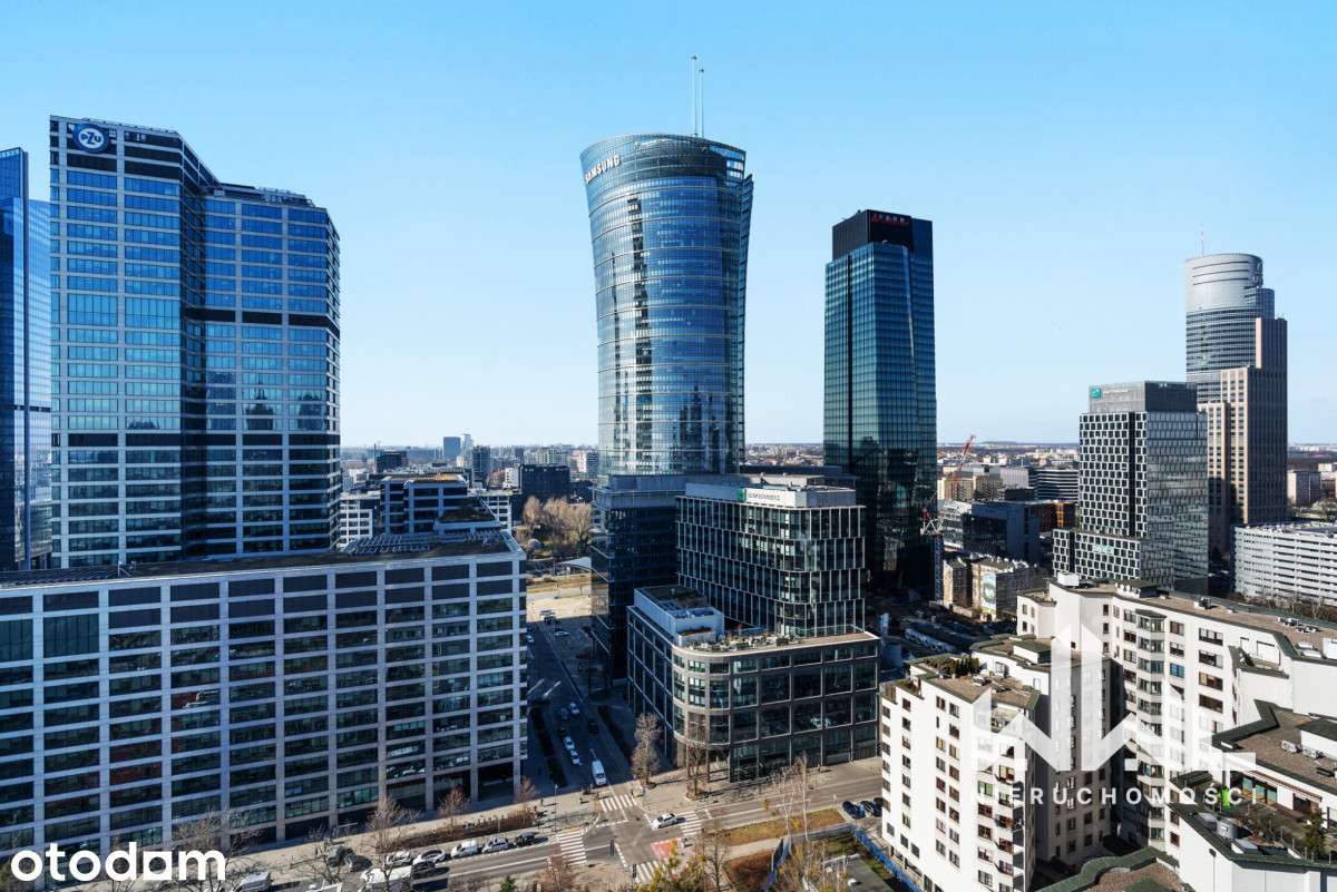 Widok na panoramę Warszawy