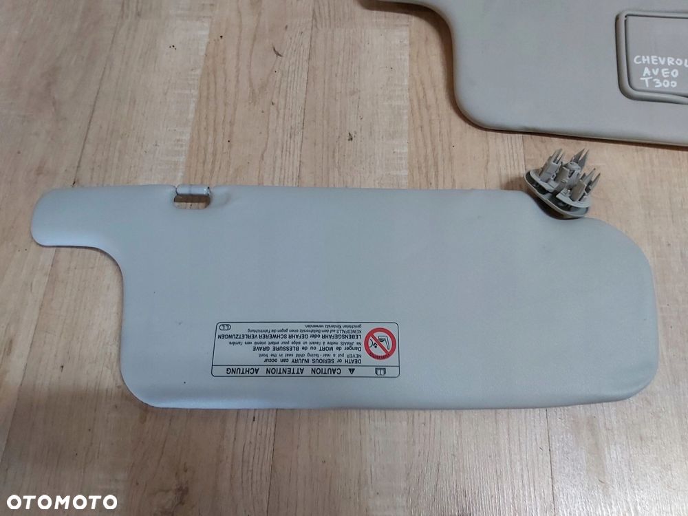 chevrolet aveo T300 osłona przeciwsłoneczna LEWA - 3