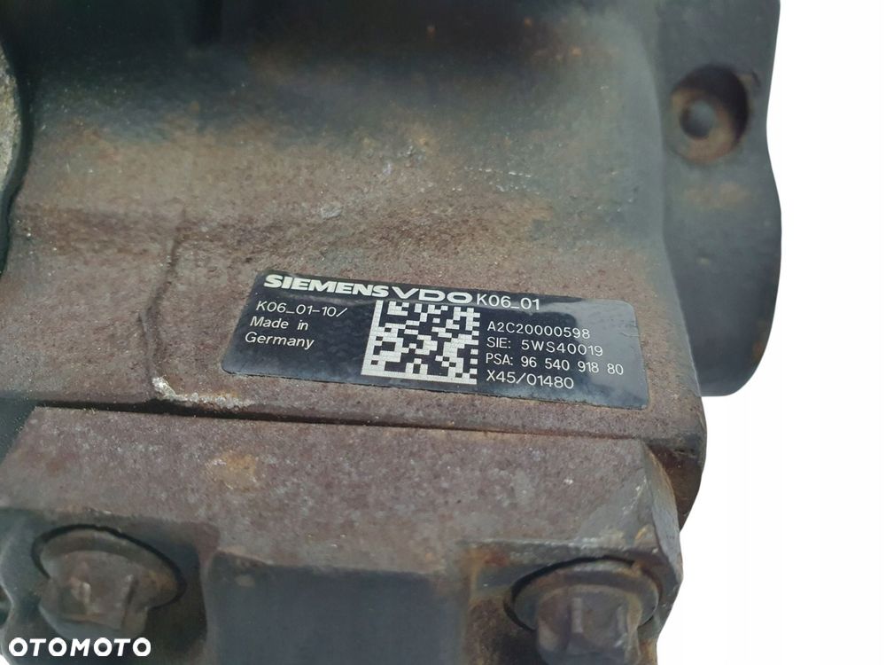 POMPA WTRYSKOWA Ford Mondeo MK4 2.0 TDCi Siemens 9654091880 - 10