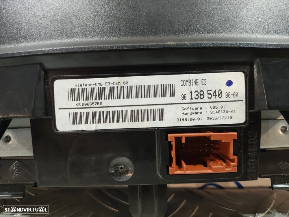 Quadrante Ecra Citroen C4 Cactus 9813854080 2014 a 2020 - 6