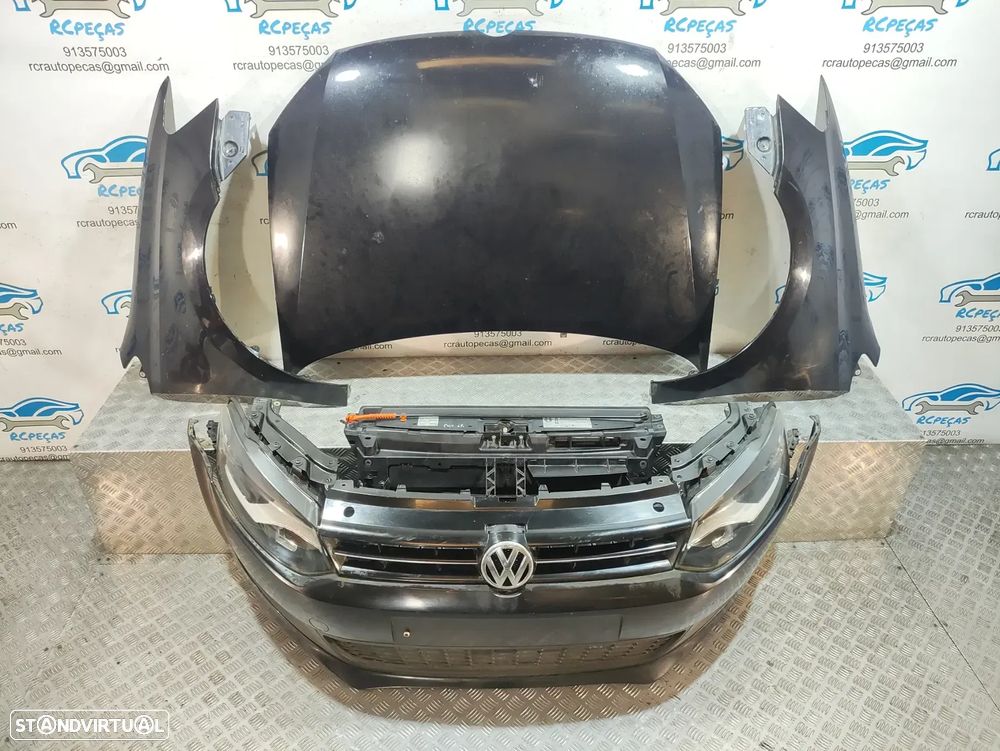 Frente Completa VW Volkswagen Polo V | MK5 - 6R | 6C - Parachoques | Parachoque | Grelha | Grelhas | Otica | Oticas | Guarda Lamas | Lama | Capo | Capot | Reforço | Fibra | Radiador | Ventilador | Radiadores | Para-choques - 24