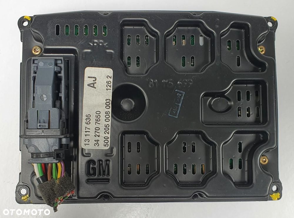 WYŚWIETLACZ EKRAN RADIA OPEL VECTRA C 13117636 342707650 - 2