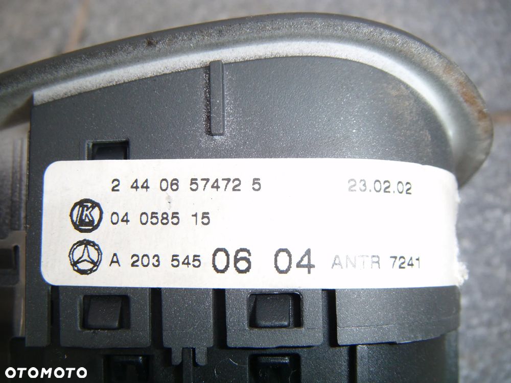 mercedes w203 c klasa włącznik świateł a2035450604 - 2