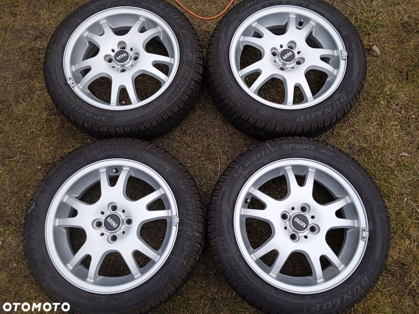 felgi aluminiowe 4x100 Mini R58 R59 Honda Jazz Opony zimowe 175/60 R16 8mm - 1