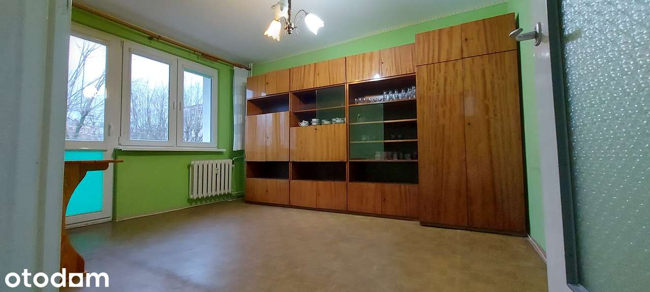 Przestronne 4-pokojowe mieszkanie 56.2mkw z balkonem ul.Strzelecka