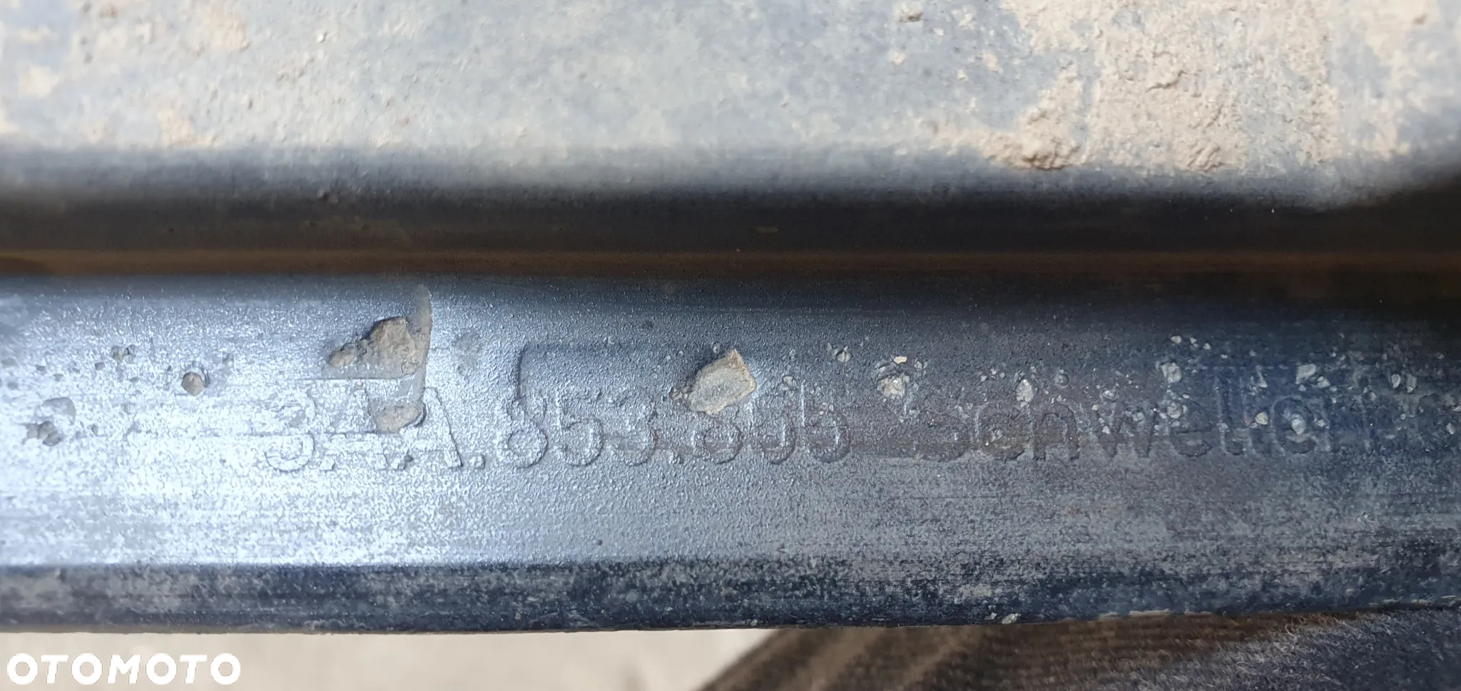 Listwa progowa osłona progu zaślepka lewa VW Passat B7 LC8Z 3AA853855 - 9