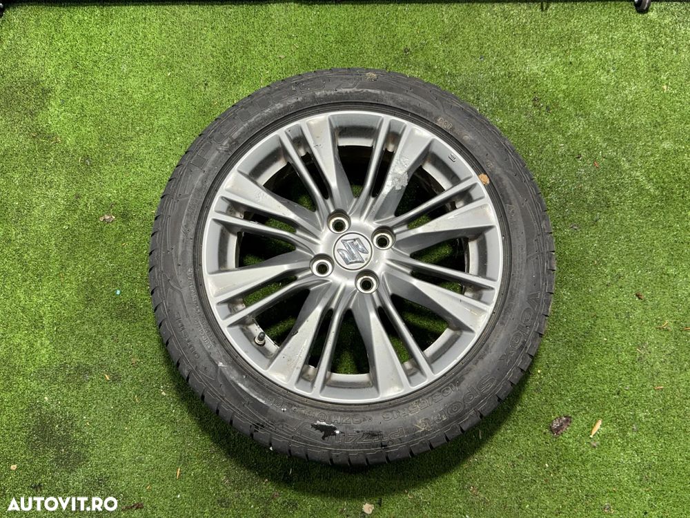 JANTE SUZUKI R16 / 4x100 / BALENO / 185/55 R16 /4324 / 16X6J / 68P6-660 /  + CAUCIUCURI (X3) - 3