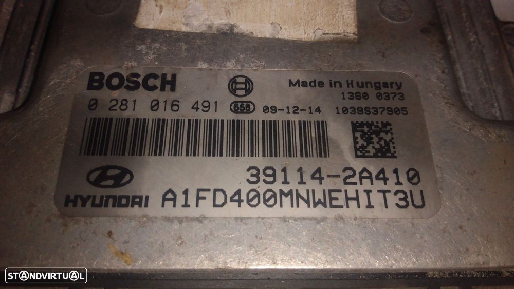 CENTRALINA MOTOR UCE HYUNDAI I30 -0281016491 - 1