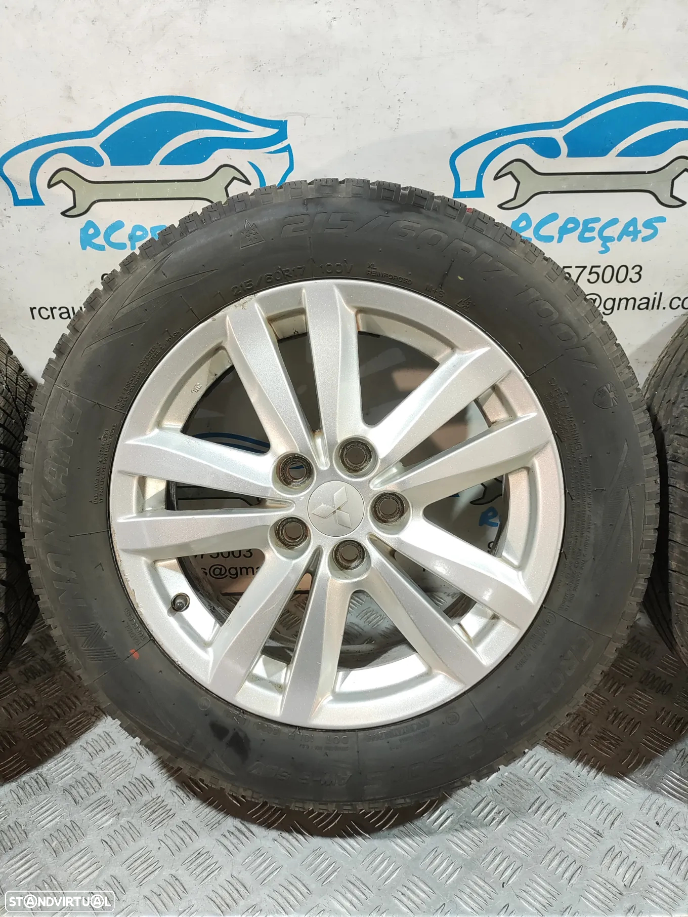 Conjunto Jantes 17 Originais Mitsubishi ASX 6,5J ET46 5x114,3 - 6