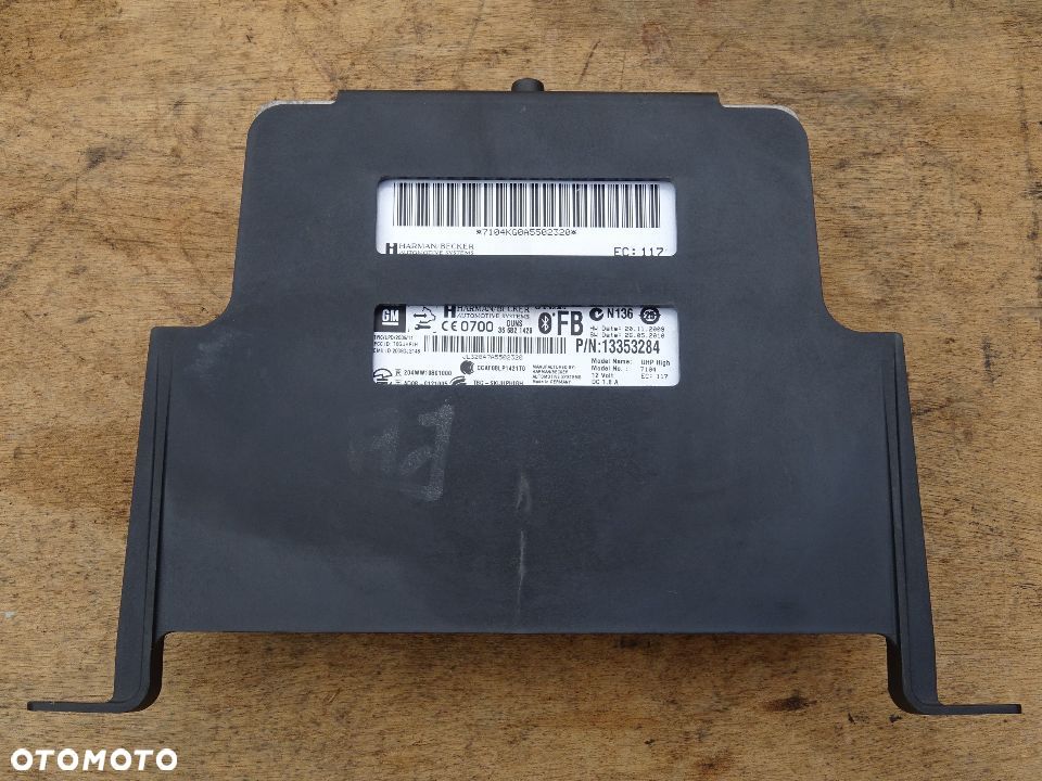 OPEL INSIGNIA ASTRA J MODUŁ STEROWNIK BLUETOOTH pin carpass sps programowanie - 3