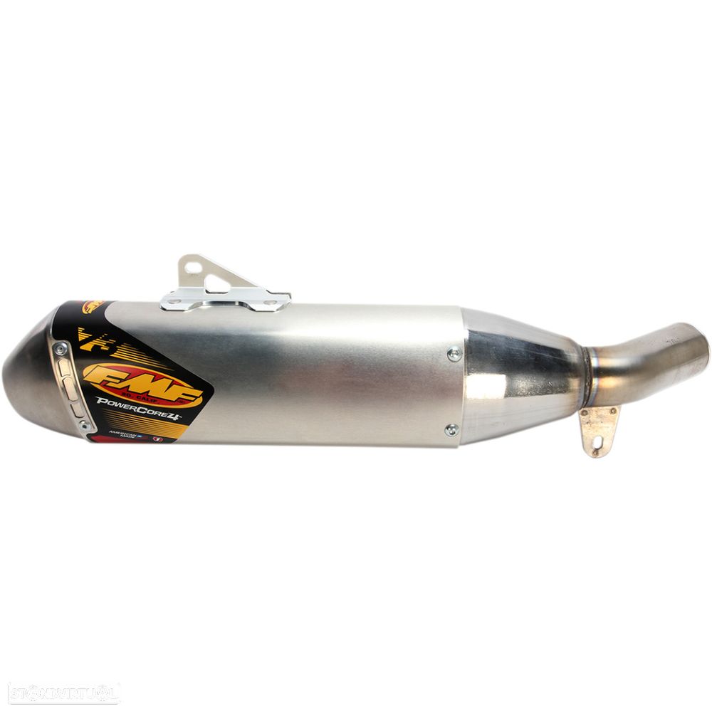 ponteira de escape fmf powercore 4 hex aluminum honda trx 450 - 1