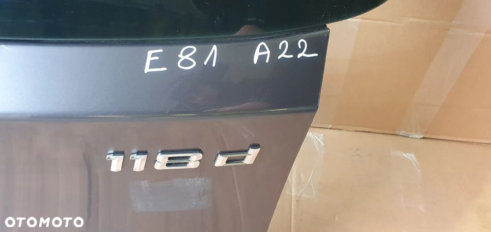 Klapa bagażnika tył tylna BMW I E81 E87 Lift A22 - 9