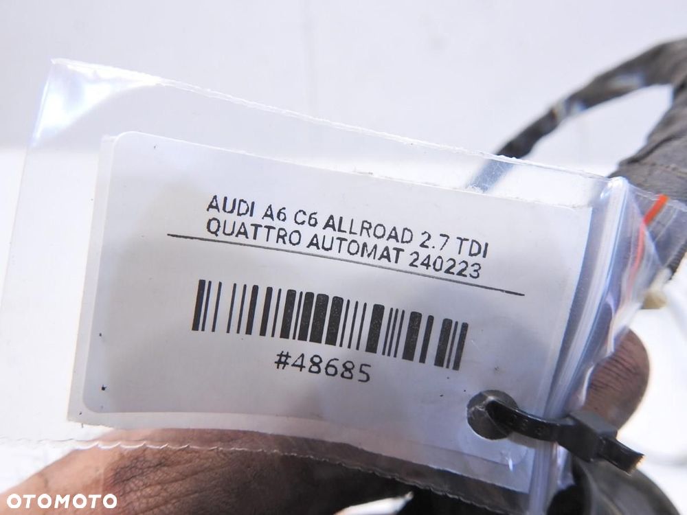 WIĄZKA INSTALACJA DRZWI TYŁ AUDI A6 C6 4F1971687N - 5