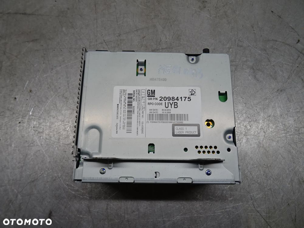 OPEL MERIVA B 10-13 1.3CDTI RADIO CD 20984175 - 1