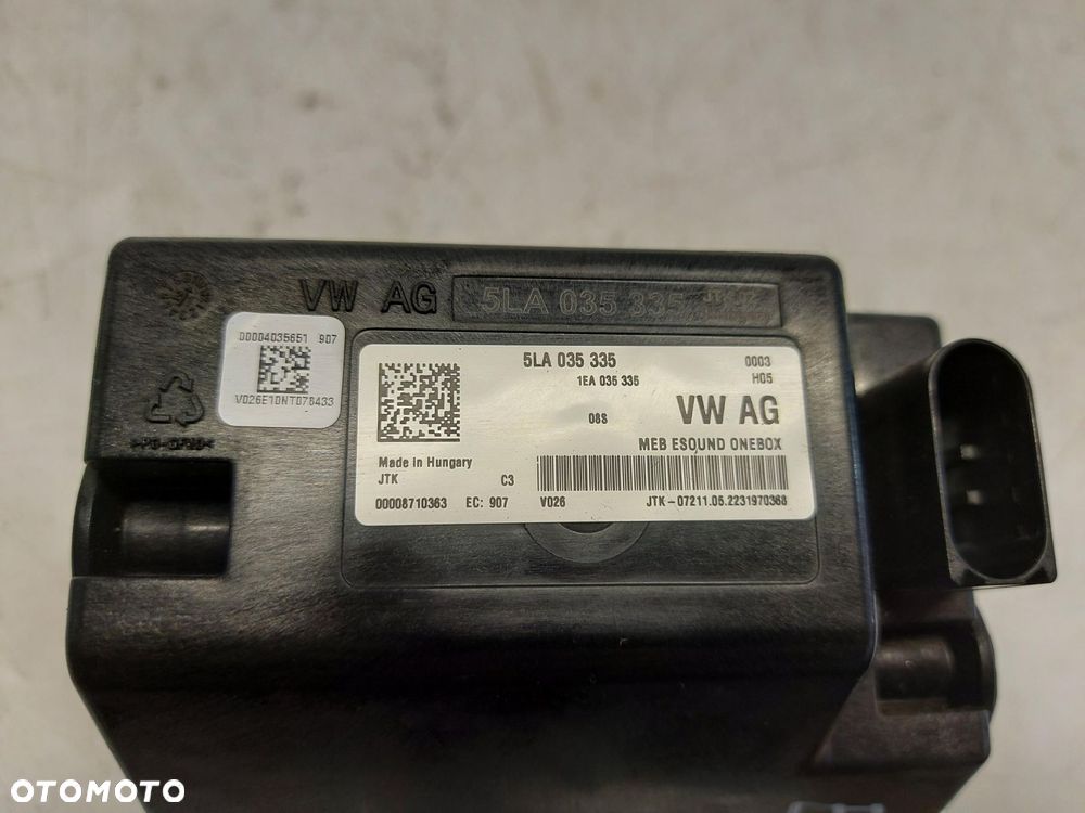 Skoda Enyaq 5LA iV60 MODUŁ GENERATOR DŹWIĘKU 5LA035335 - 4