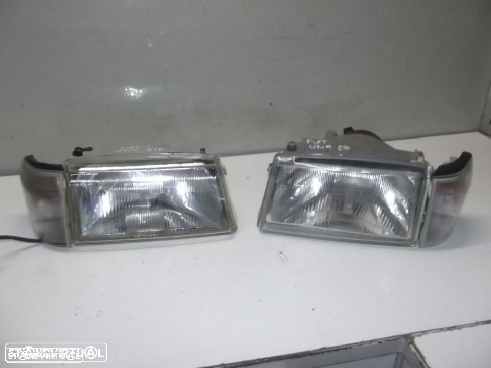 fiat uno mk II farois c/piscas novos - 1
