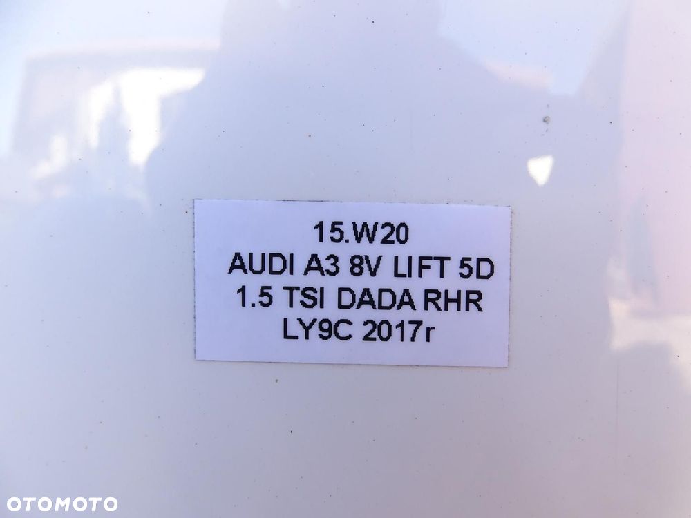 ZDERZAK TYŁ TYLNY 4x PDC LY9C AUDI A3 8V S3 RS3 LIFT 16-20r 5D SPORTBACK - 16
