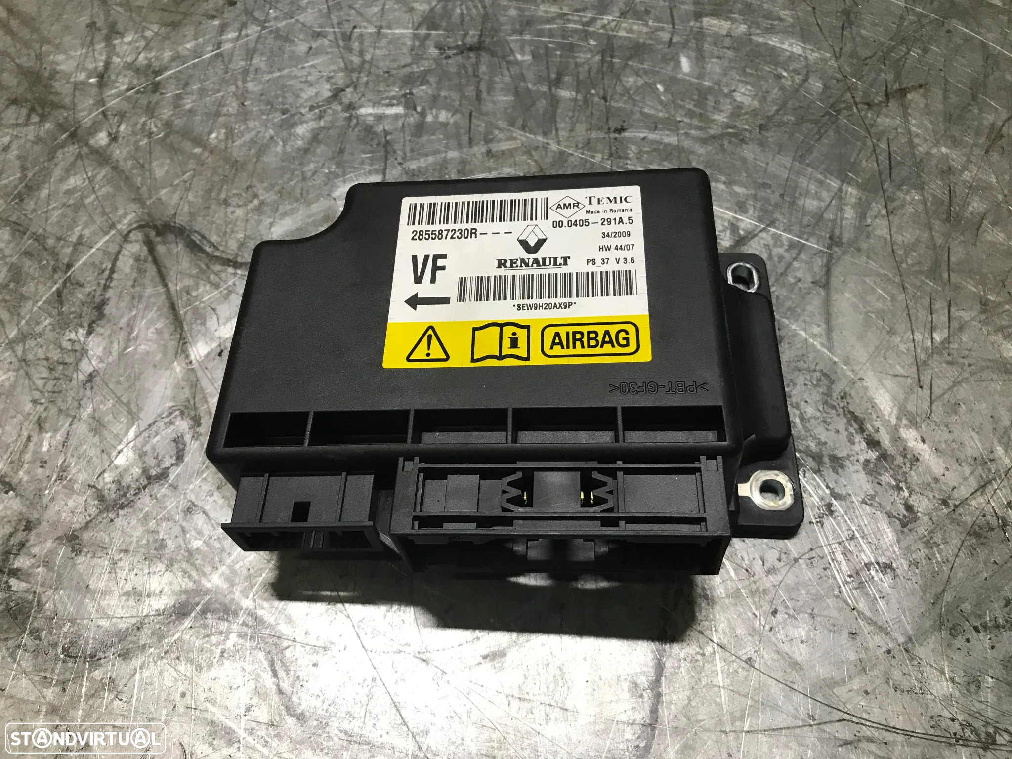 KIT DE AIRBAGS COM TABLIER E PRÉ-TENSORES RENAULT MEGANE III 08-16 - 3