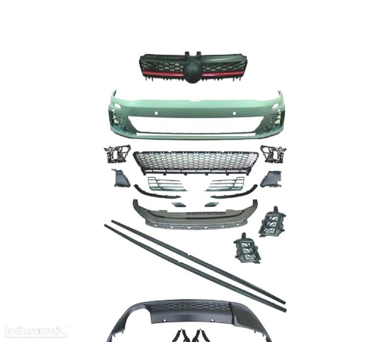 KIT CARROÇARIA VOLKSWAGEN VW GOLF VII LIMOUSINE 12-17 PDC SRA LOOK GTI - 2