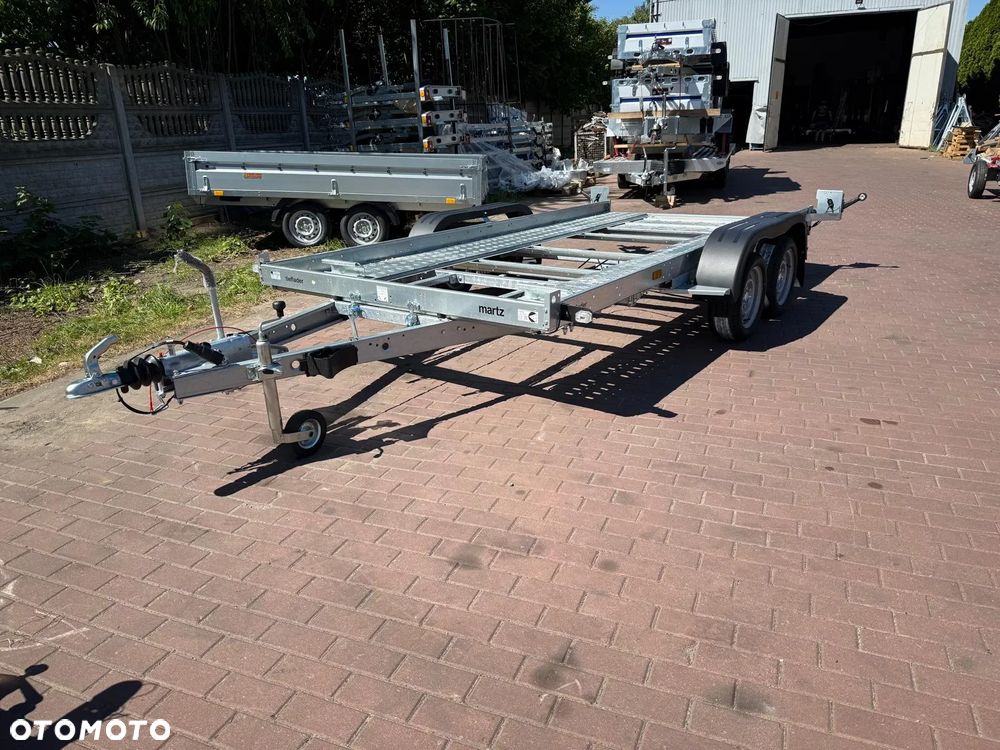 Martz Przyczepa TIEFLADER 400 2T 400x180 cm DMC 2000 kg uchylna laweta samochód quad - 8