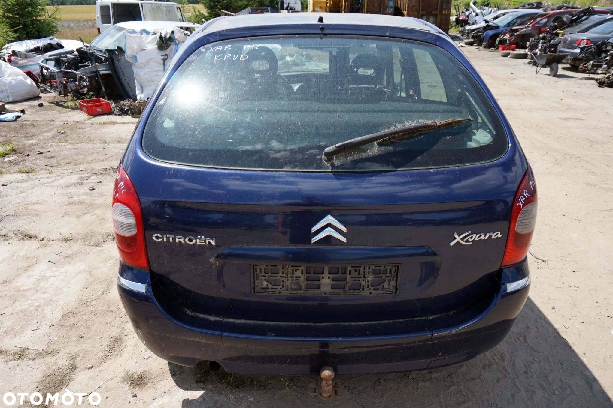 KLAPA BAGAŻNIKA TYLNA XSARA PICASSO LIFT KPUD  NIEBIESKI CITROEN 2004-2012 - 1