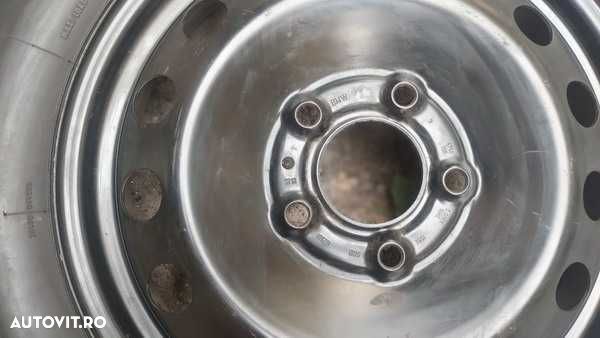 Rezerva ingusta(slim) originala BMW pe R16-5x120 (anvelopa 115/90/R16) - 2