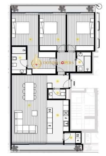 Magnifico apartamento T3 com vistas em Canidelo - Grande imagem: 2/12