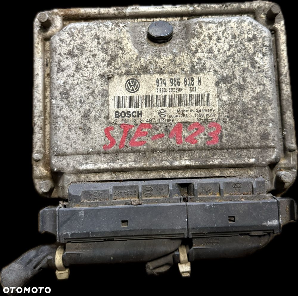 Sterownik Silnika ECU Komputer Volkswagen Skoda Seat Audi 074906018H - 1