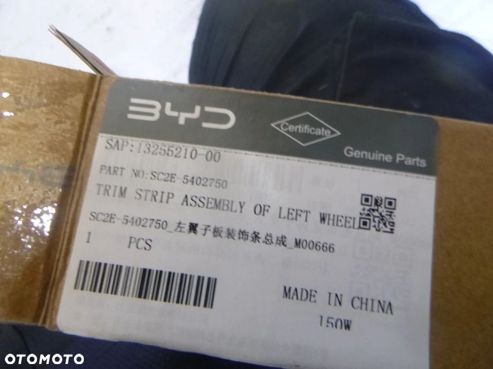 BYD ATTO 3 2022- listwa błotnika lewa chrom nowa oe - 2