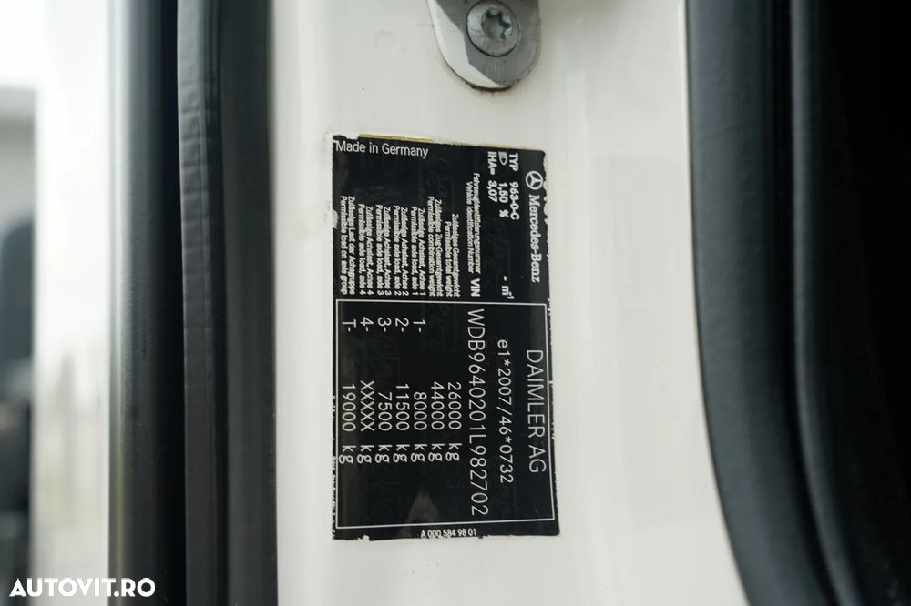 Mercedes-Benz AROCS 2533/ 6X2 / REMORCA AUTO + HIAB 188 B-2 HGV / COMANDE HIDRAULICE / TROLIU / PUNȚĂ RIDICATĂ - 39