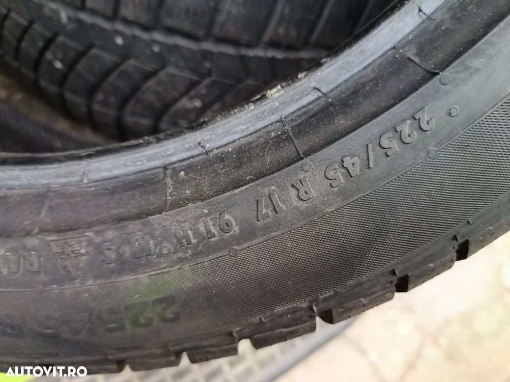 Anvelope MS iarna 225 45 17 continental runflat 2017 6.5mm - 6