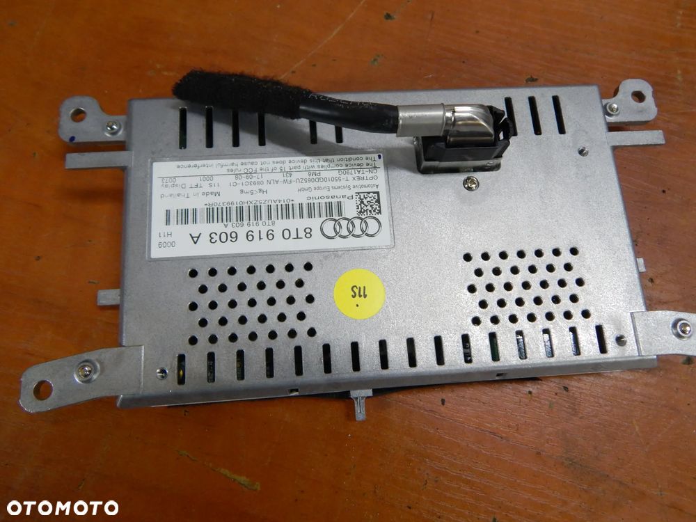 Przełącznik tuner radio wyświetalcz navi AUDI A4 s4 B8 A5 A6 c7 08-15 Łuków części - 27