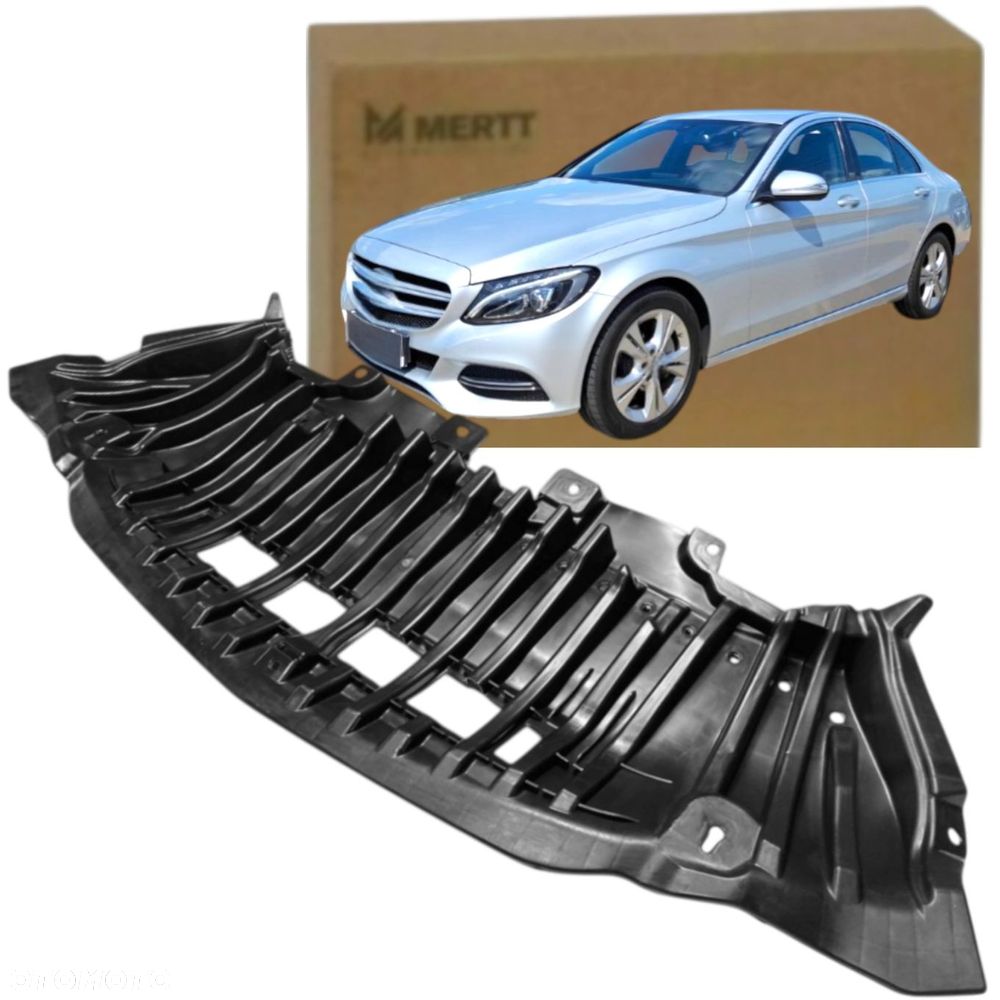 Mercedes C W205 4 MATIC 2014-2021 Osłona pod zderzak podłoga płyta przód - 1