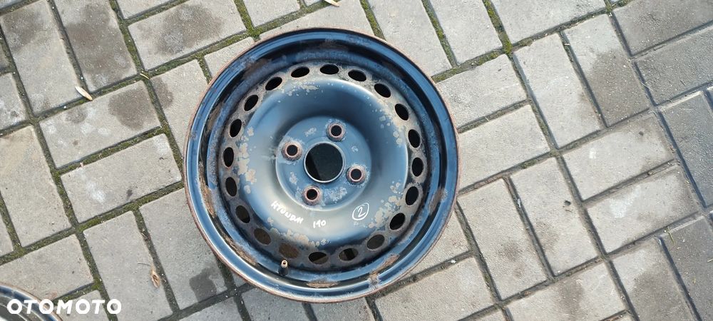 FELGI STALOWE 4x100 5.5Jx14 CALI ET47 HYUNDAI I10 II 2 SZTUKI PARA - 3