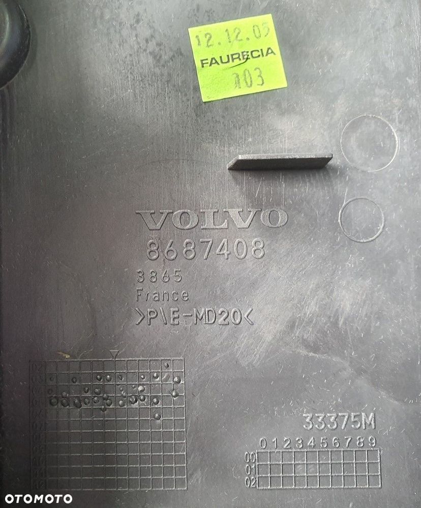 TUNEL ŚRODKOWY PODŁOKIETNIK VOLVO C70 II CABRIO - 11