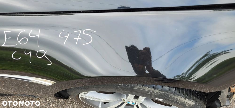 BŁOTNIK PRAWY PRZÓD PRZEDNI BMW E63 E64 475 BLACK SAPPHIRE C49 - 3